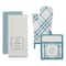 DII® Eat, Drink & Enjoy Kitchen Towels, Potholder & Mitt Set